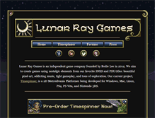 Tablet Screenshot of lunarraygames.com